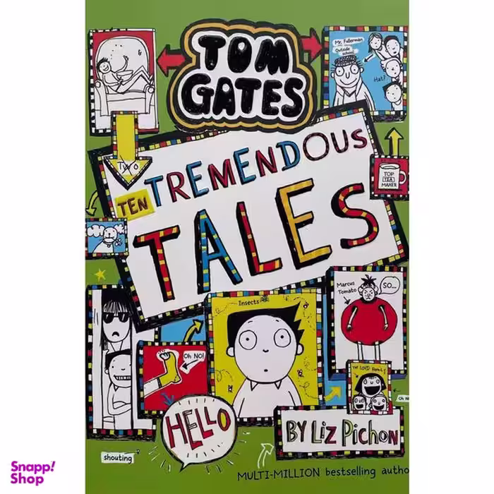 کتاب TOM GATES 18- ten tremendous tales اثر Liz Pichon انتشارات معیار علم