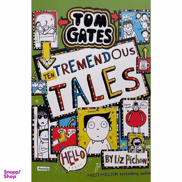 کتاب TOM GATES 18- ten tremendous tales اثر Liz Pichon انتشارات معیار علم