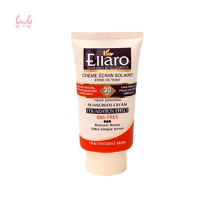 کرم ضد آفتاب SPF30 کرم پودری بژ طبیعی الارو