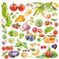 عکس سبزیجات و میوه با کیفیت | گرافیک با طعم تربچه