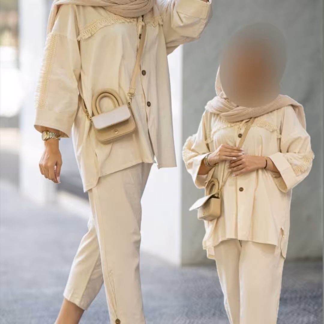 ست مانتو شلوار شیک تابستونی 

جنس لینن نچرال