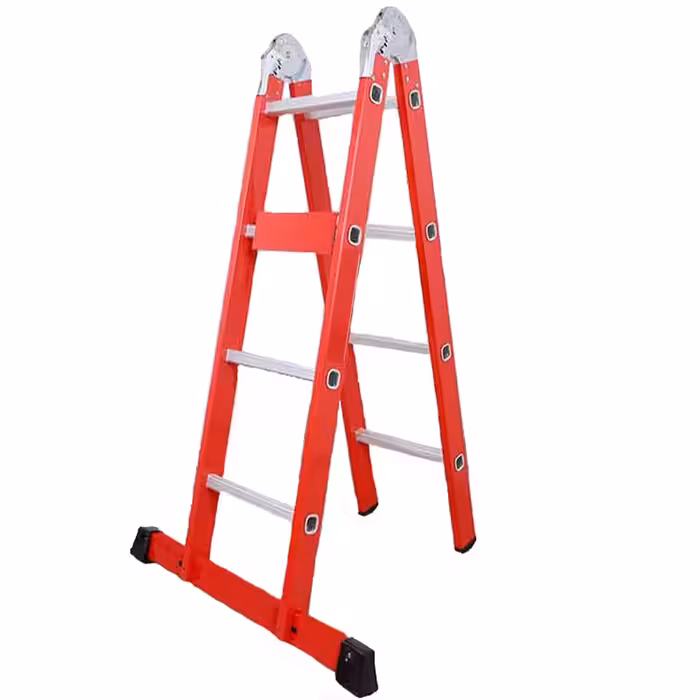 نردبان آلومینیومی مدل فراز دو تکه 8 پله (ارسال پس کرایه و به عهده مشتری)