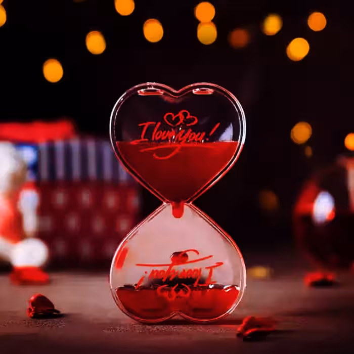 ساعت شنی طرح ( قلب )