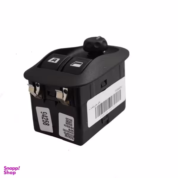 کلید شیشه بالابر جلو و تنظیم آینه کروز + کد CR 33061201 مناسب برای پژو 206 تیپ 5