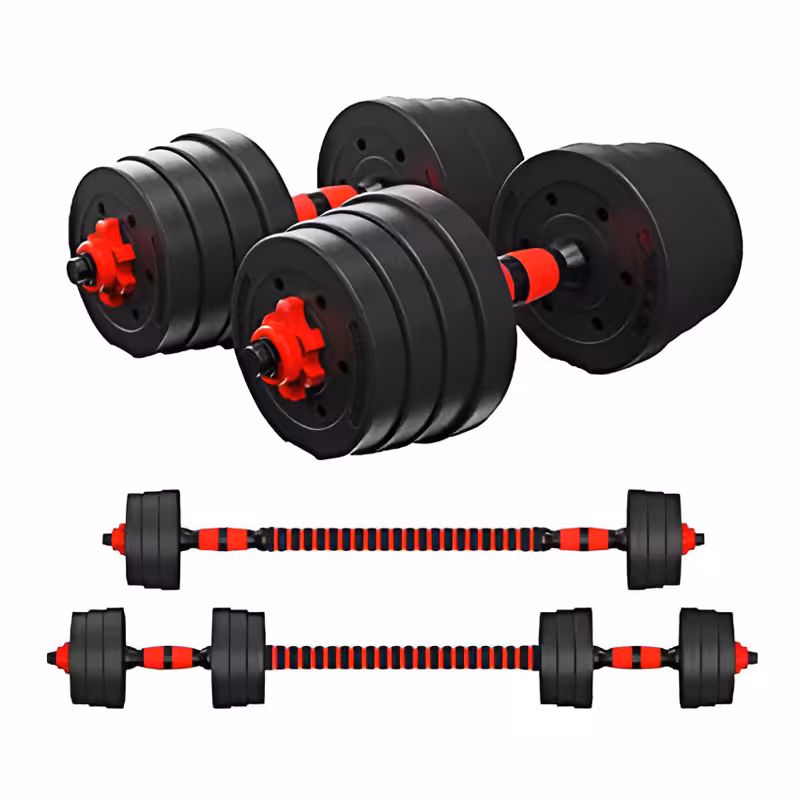 ست هالتر و دمبل متغیر بدنسازی بوفلکس وزن تا 30 کیلوگرم