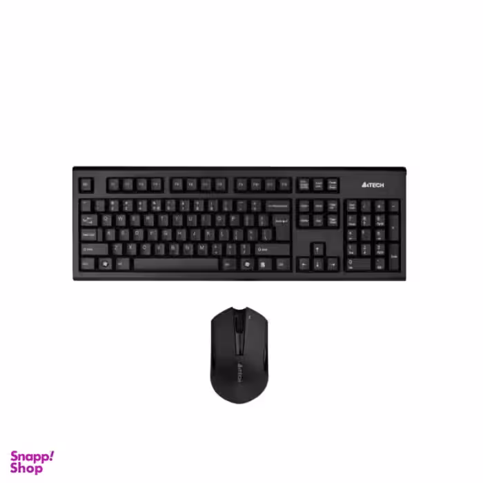 کیبورد و ماوس ای فورتک مدل Zero Delay 3000n