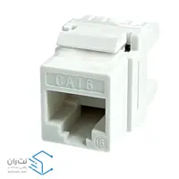 کیستون شبکه Cat6 UTP سفید 180 درجه ونتولینک