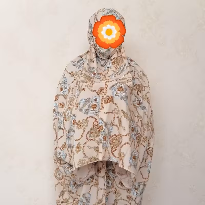 چادر نماز کیسه ای نخی کودری قد 190 