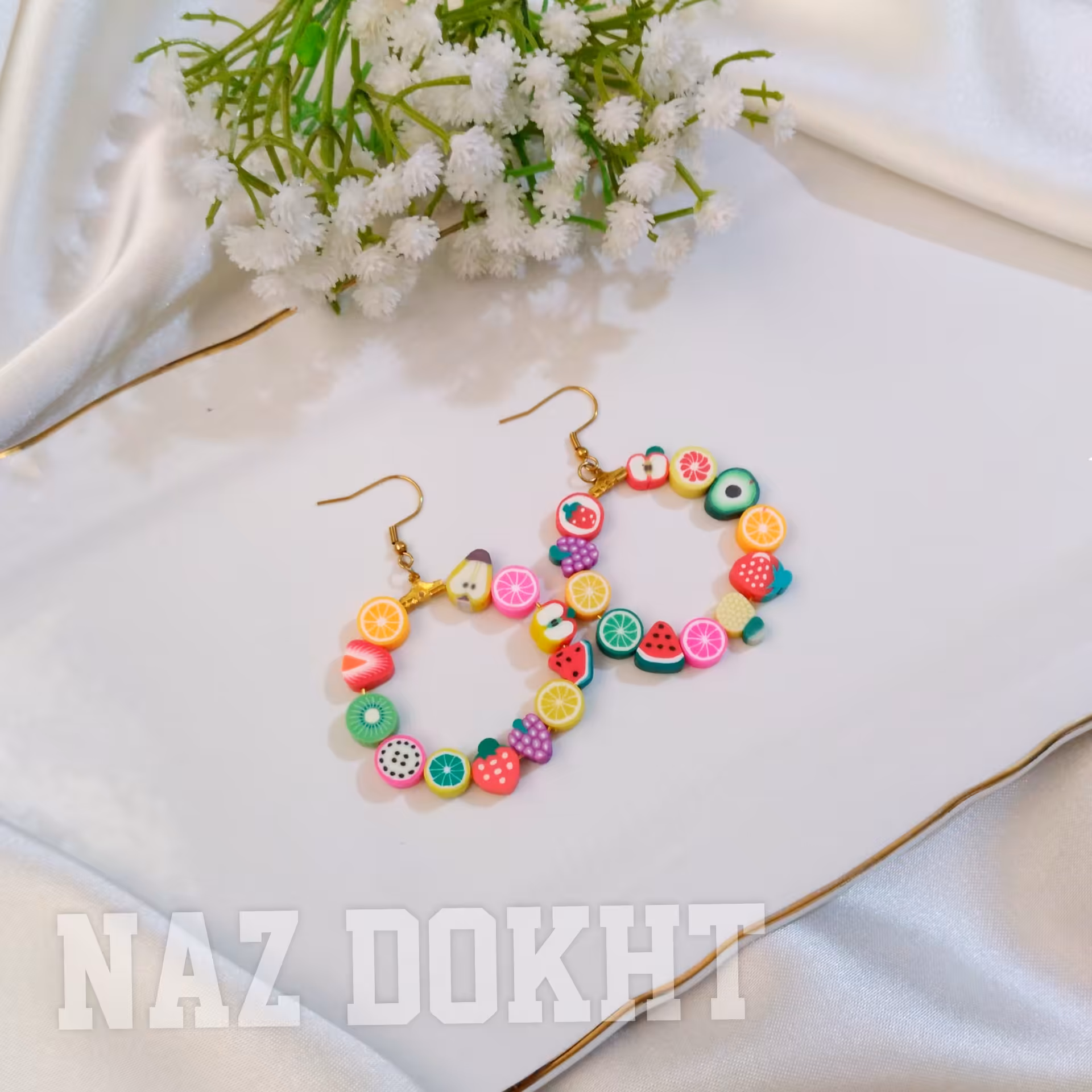 گوشواره میوه ای دخترانه