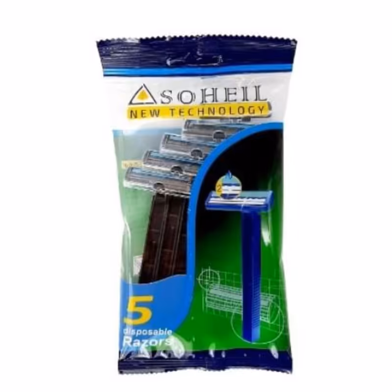 خودتراش  ژِیلت سهیل مدل TG-II Plus بسته 5 عددی

