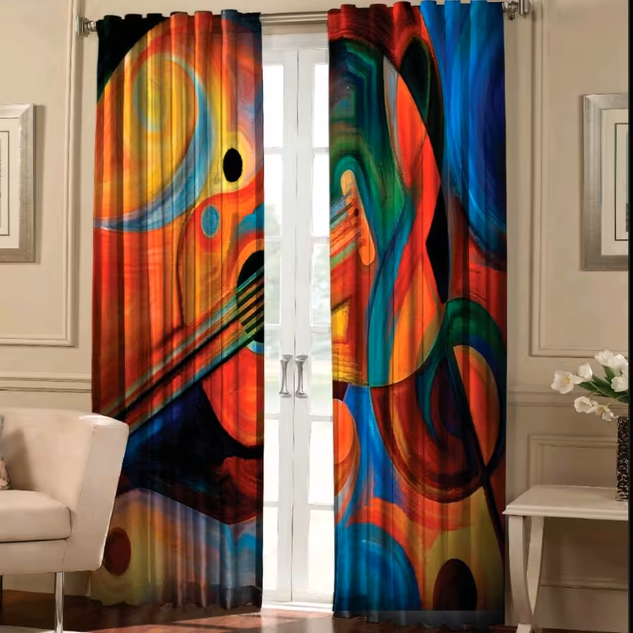 پرده پانچ طرحدار118