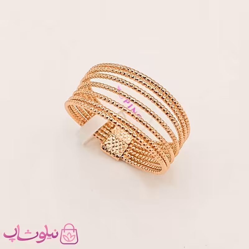 انگشتر زنانه ژوپینگ 7 ردیفه کد 2265 - 7