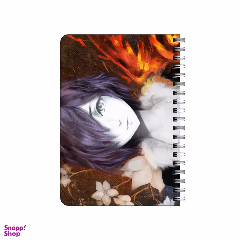 دفترچه یادداشت 80 برگ بامبیلیپ مدل چوبی طرح انیمه توکیوغول کد 1085452