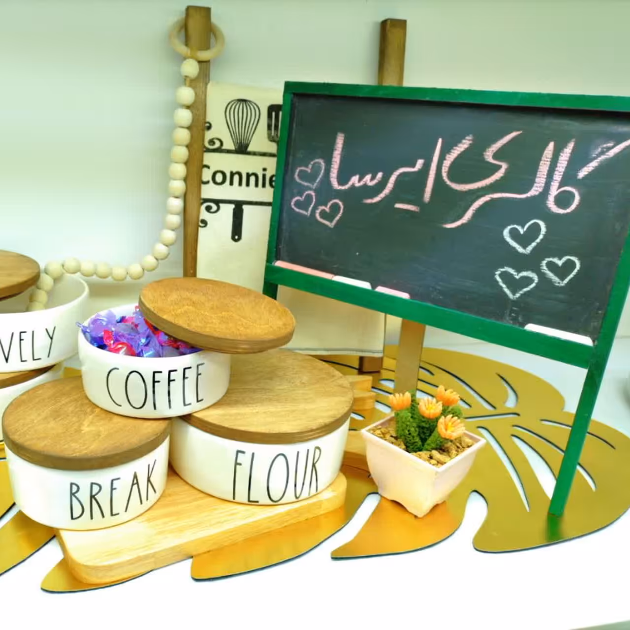 بانکه سرامیکی تکست کوکی سایز بزرگ