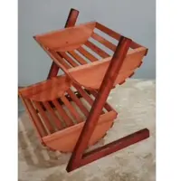 جا پیاز سیب زمینی چوبی  نیم دایره 
