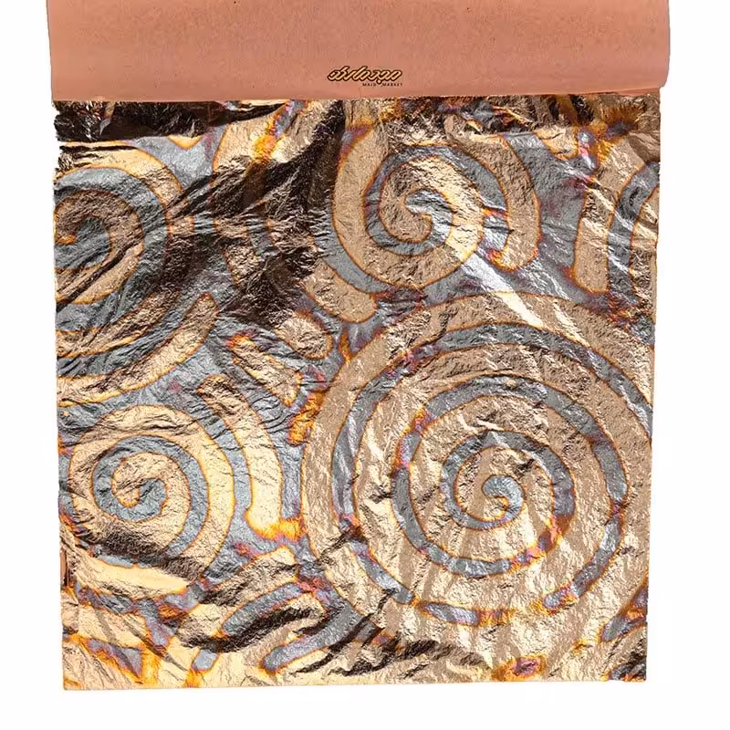 ورق طلا طرح دار 25 برگی کد 21 صنایع هنری آرتیست