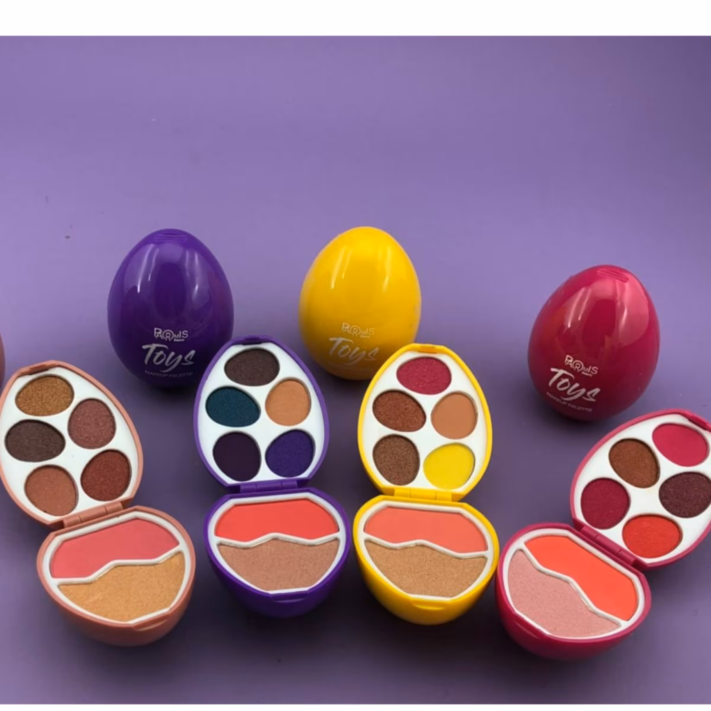 پک سایه و رژگونه و هایلایتر تخم مرغی