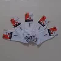  جوراب مچی زنانه و مردانه  پک 12 جفتی جین کامل تمام نخ پنبه اعلا 