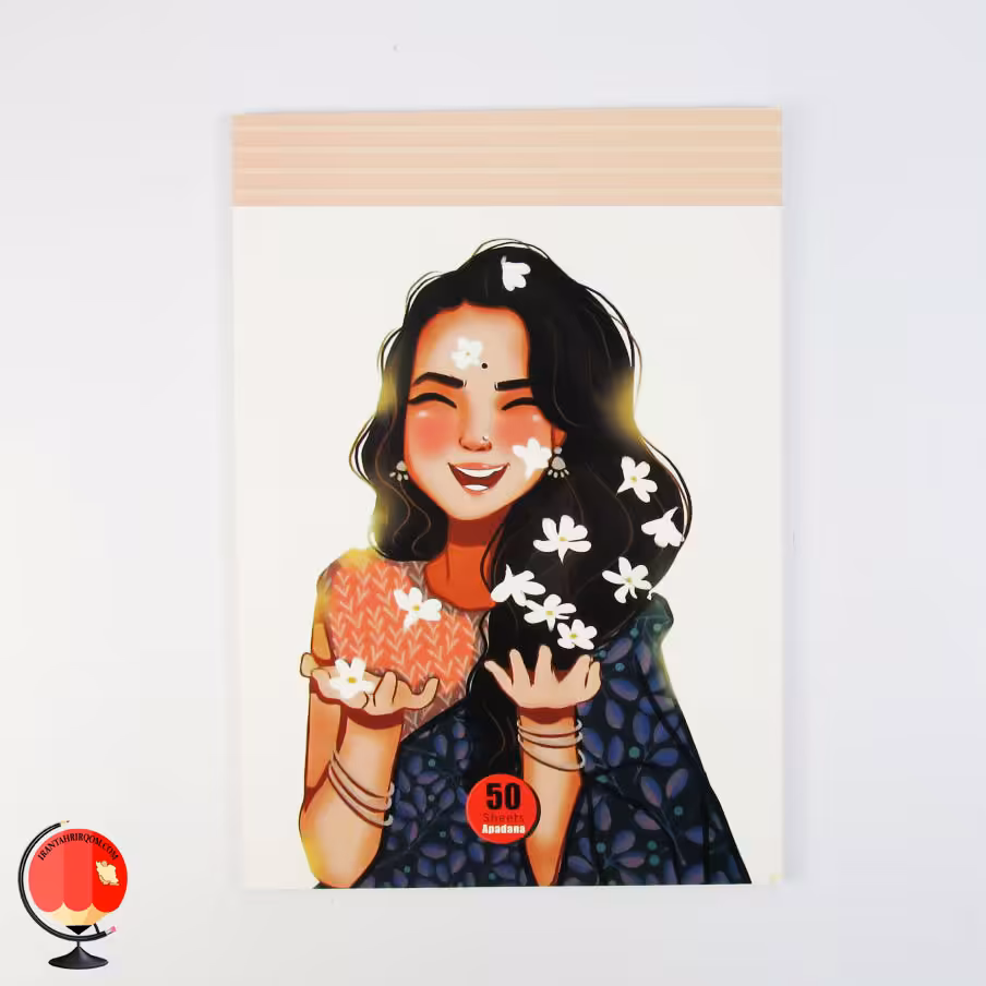 دفتر مشق 50 برگ طرح شادی آپادانا