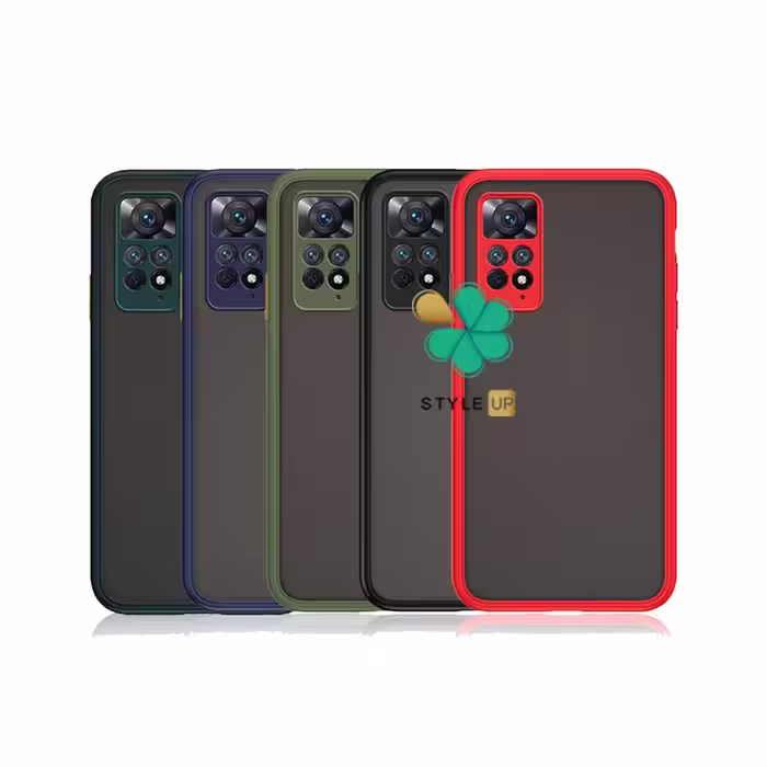 قاب گوشی شیائومی Xiaomi Redmi Note 11s مدل پشت مات محافظ لنزدار