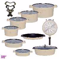 سرویس پخت و پز 21 پارچه راکلند مدل تمیس کد 800286