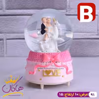 گوی موزیکال کوکی اسب آرزو ها صورتی