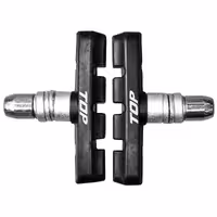 قیمت خرید لقمه لنت ترمز TOP V-BRAKE اصلی دوچرخه 60 ملیمتری آلنی بسته 2 عددی چپ و راست / TOP Bicycle Brake Shoes 60mm / دوچرخه کوهستان شهری کراس کانتری توریستی / اصل با ضمانت ©️ کمترین قیمت عمده بازار / گارانتی بازگشت وجه 7 روز