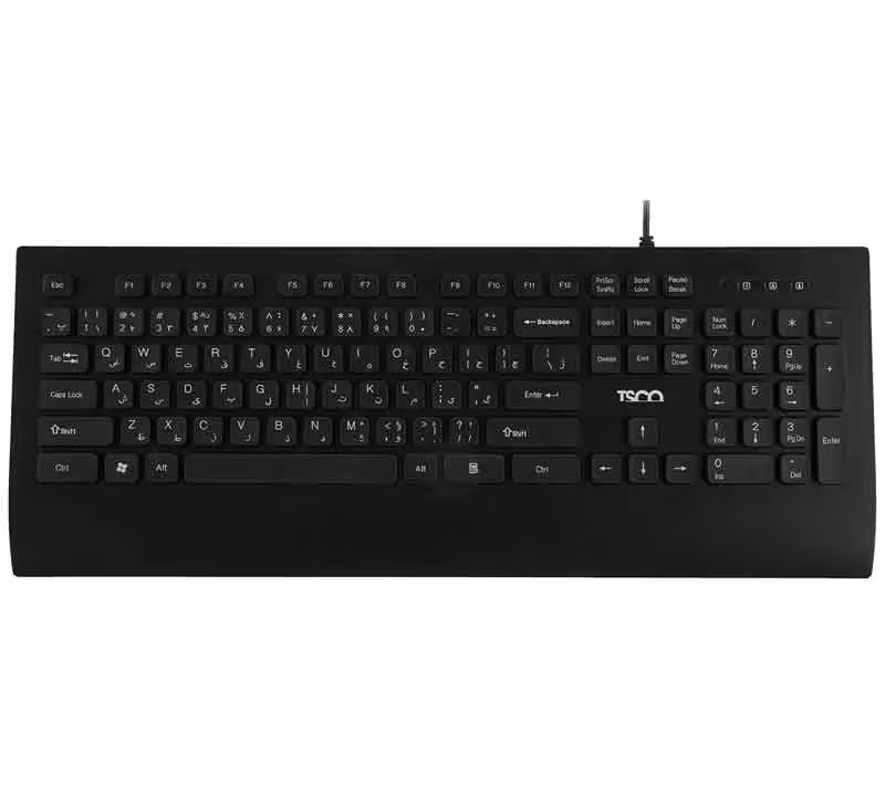 کیبورد تسکو مدل TK 8028 با حروف فارسی