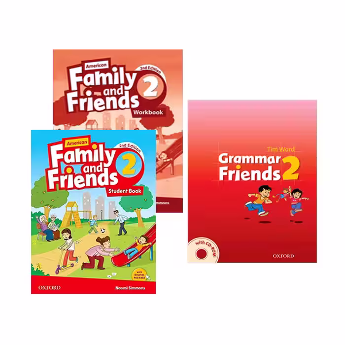 پک امریکن فمیلی اند فرندز 2 ویرایش دوم   کتاب گرامر | American Family and Friends 2 2nd Edition   Grammar Book Pack | خرید کتاب زبان | خرید لوازم التحریر | چی کتاب | بالاترین تخفیف و ارسال رایگان