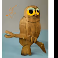 جاکلیدی دیواری طرح جغد چشم قشنگ کد 5286