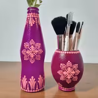 ست قلمدان و گلدان