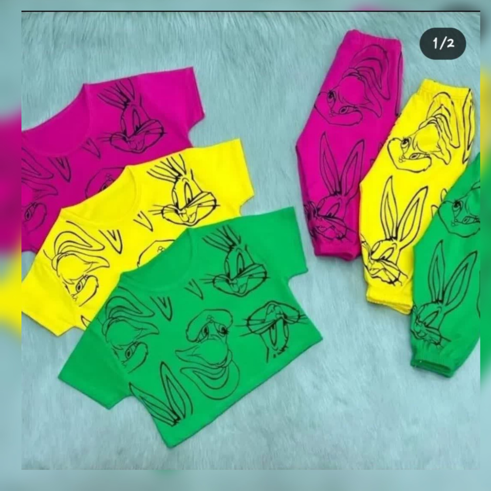 ست کراپ و شلوار دخترانه ملوس