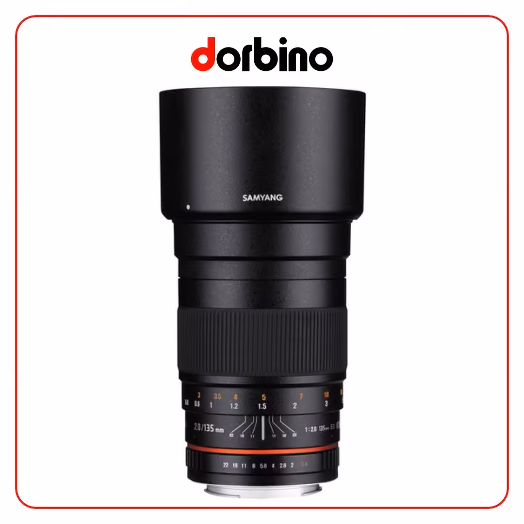 لنز سامیانگ Samyang 135mm f/2.0 ED UMC Lens for Fujifilm X Mount - فروشگاه دوربین دوربینو