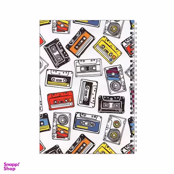 دفتر مشق 100 برگ بامبیلیپ طرح نوارکاست کد 2833969