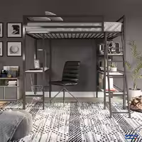 تخت خواب فلزی یک نفره کمجا DS مدل D5