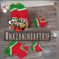 پاپوش،جوراب بافت،کفش کاموایی