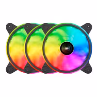 فن کیس ریدمکس مدل RaidMax 120mm Case Fan NV-T120FBR3 ARGB Black