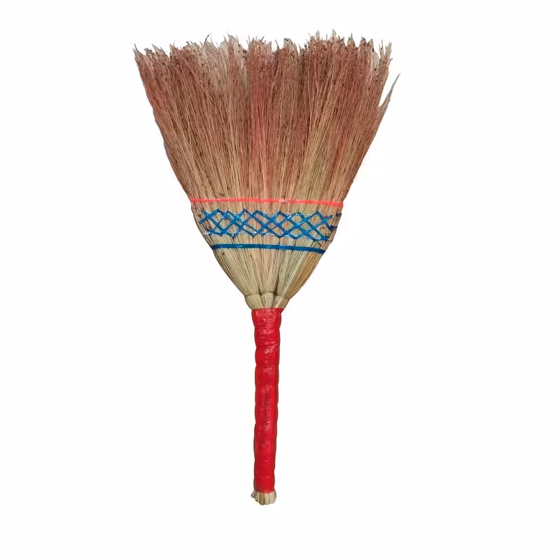 جارو چوبی مدل سنتی رنگ خردلی اعلاء 