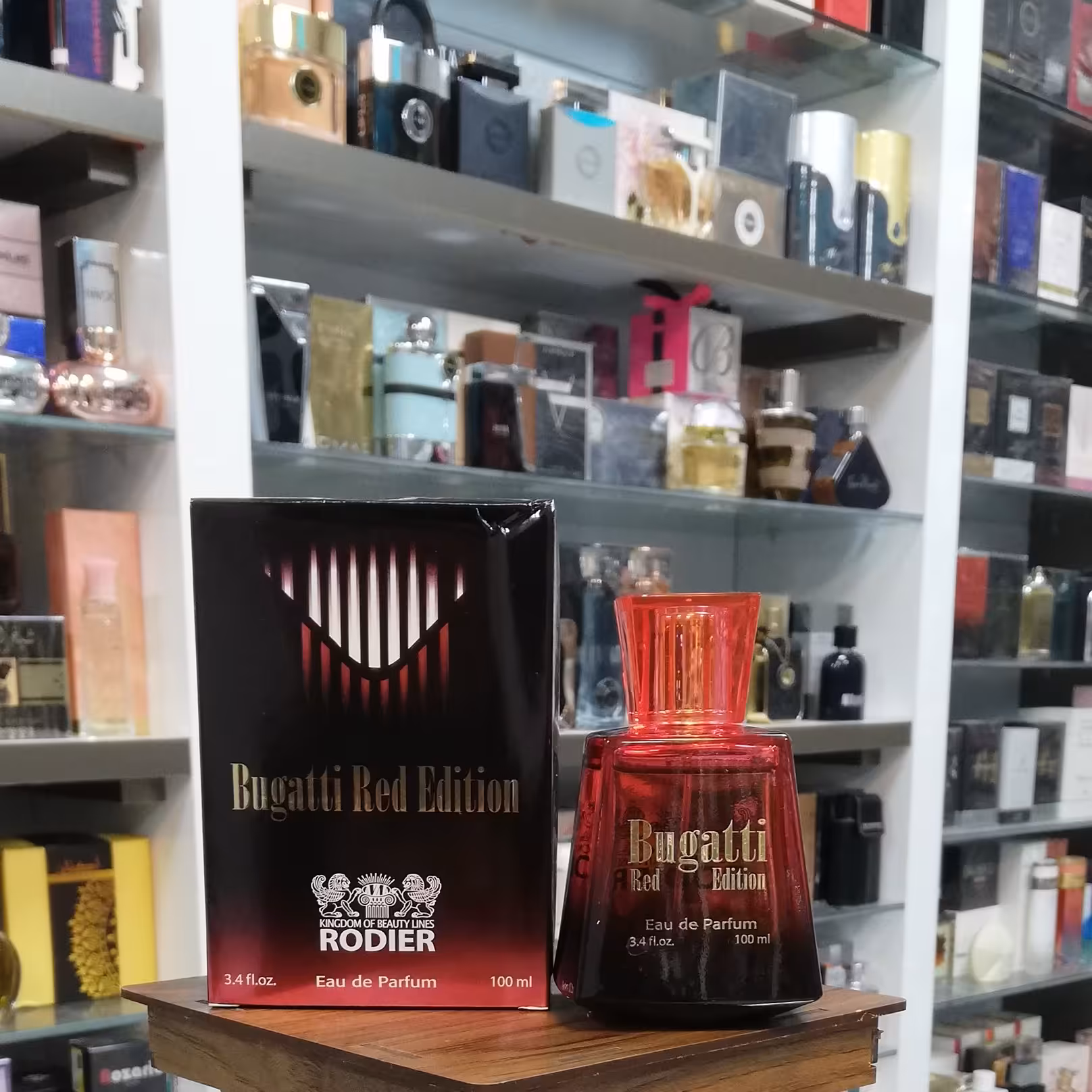 ادو پرفیوم مردانه رودیر مدل Bugatti Red Edition حجم 100 میلی لیتر

