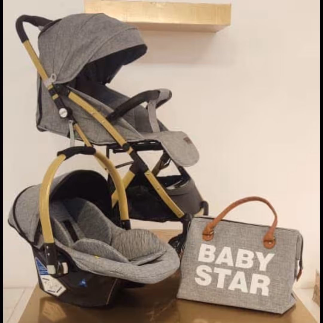 ست کالسکه و کریر بی بی استار (Baby 4، چرخ کوچک) 