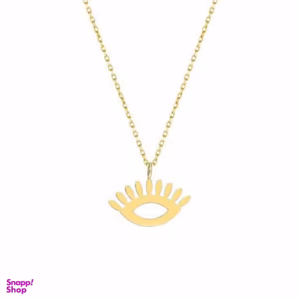 گردنبند طلا 18 عیار زنانه شمیم گلد گالری مدل چشم