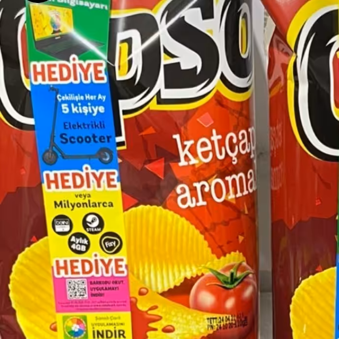 چیپس پاتوس با طعم کچاپ