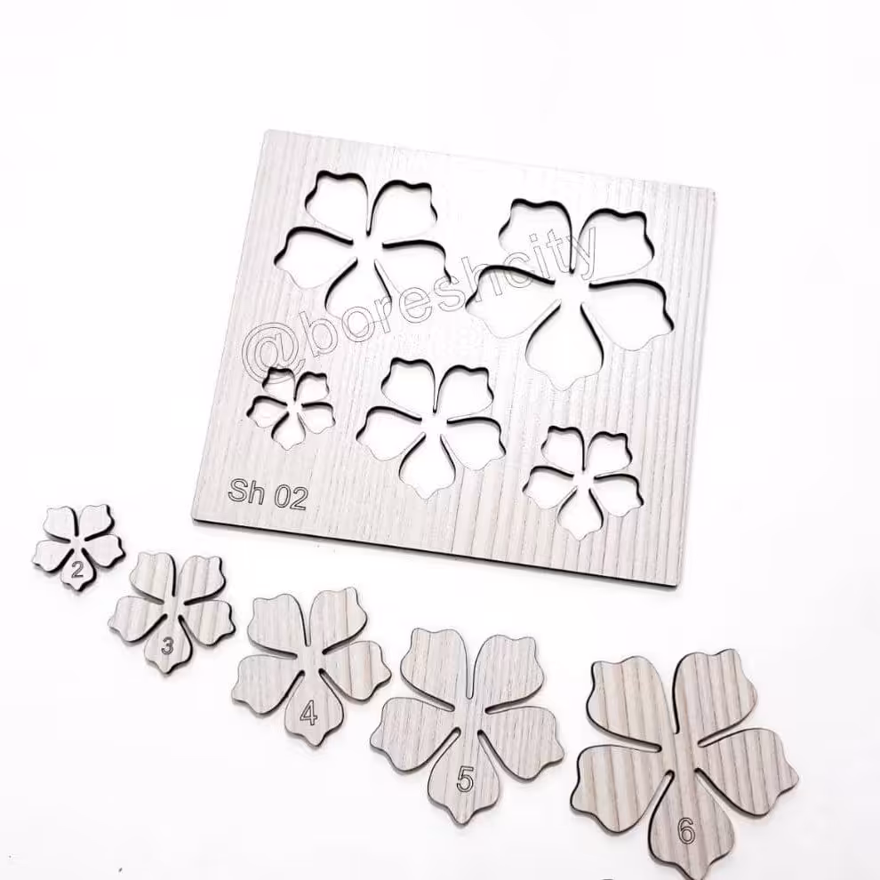 شابلون شکوفه گیلاس