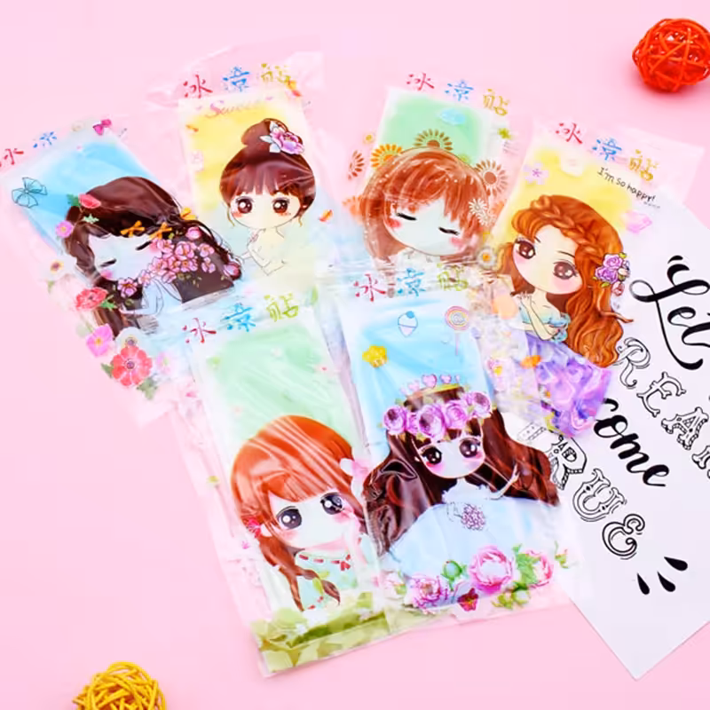 پد ضد درد و خنک کننده طرح دختر