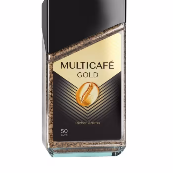 قهوه فوری گلد مولتی 100 گرم آقای آجیل