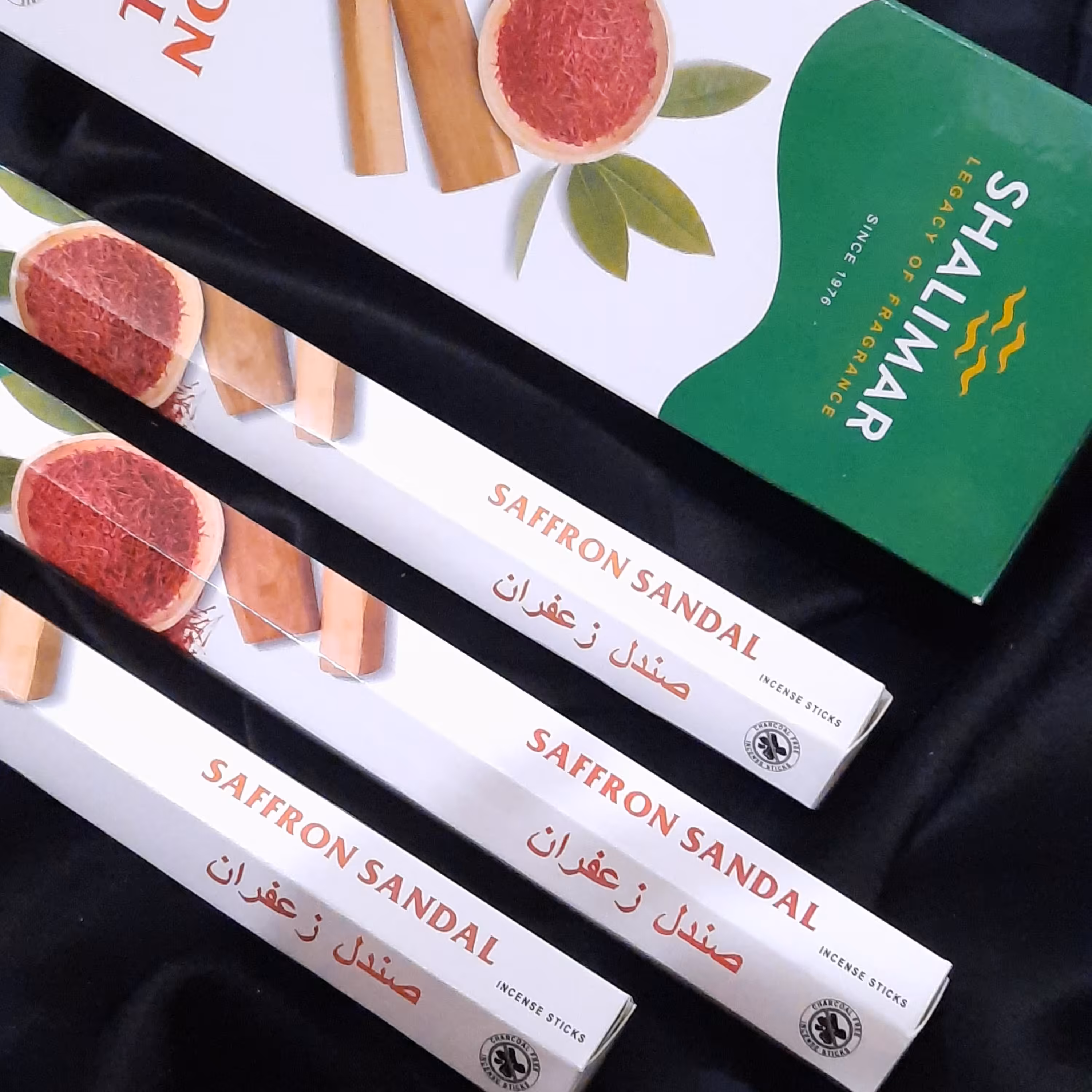 عود خوشبو کننده شاخه ای آلاکیک مدل صندل زعفران 