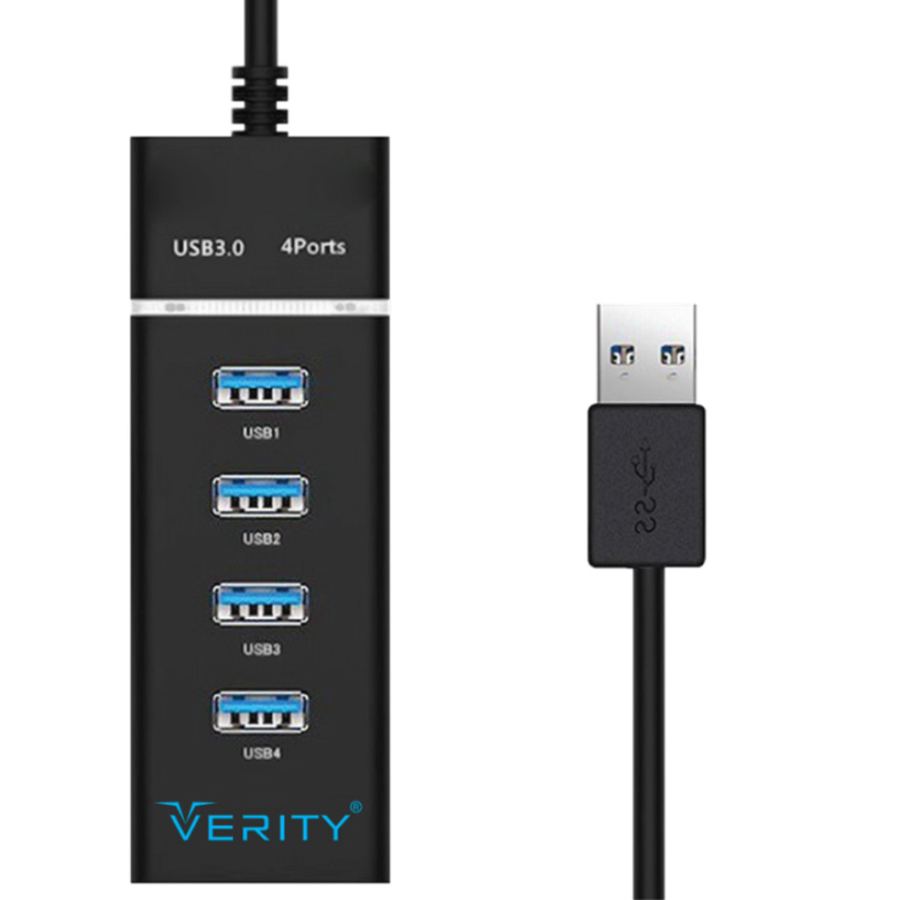 هاب 4 پورت USB 20 وریتی مدل H402 مشکی