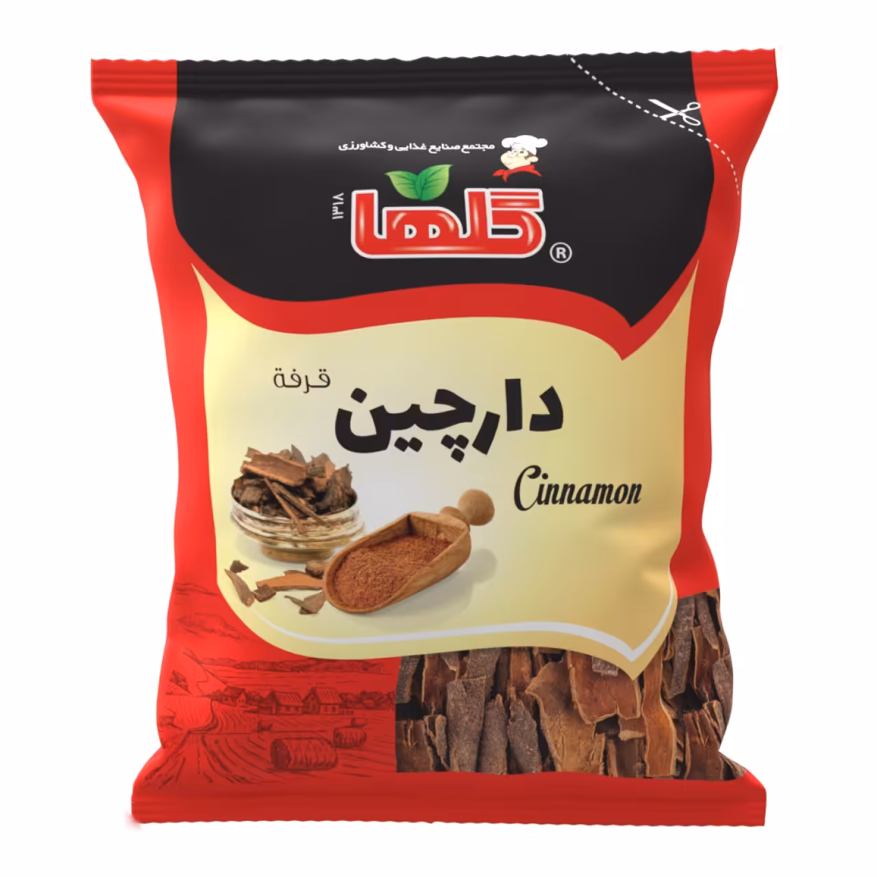 چوب دارچین شکسته گلها حجم 40 گرم – سلفونی