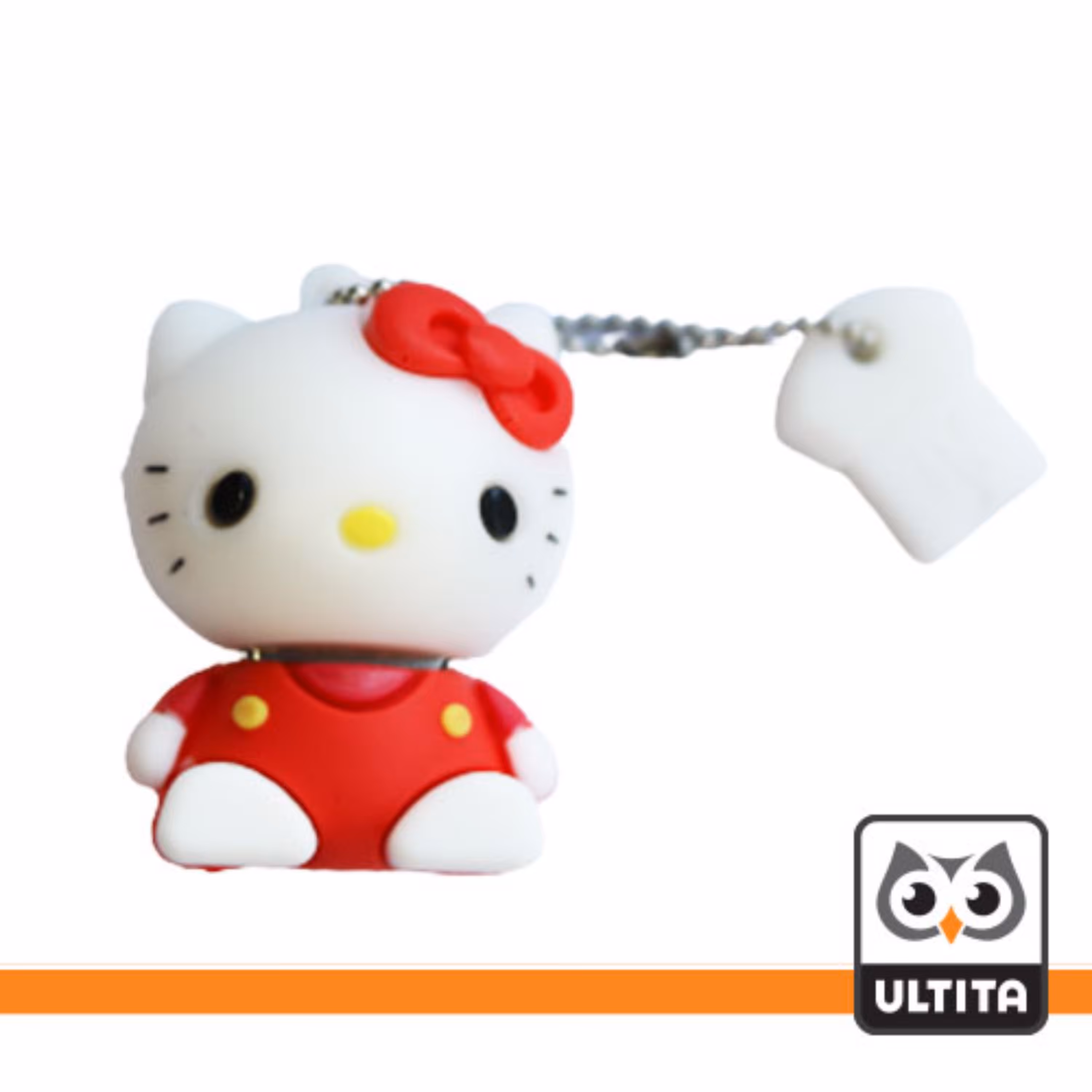 فلش کیتی نشسته سه بعدی قرمز 8 گیگ اولتیتا با گارانتی 