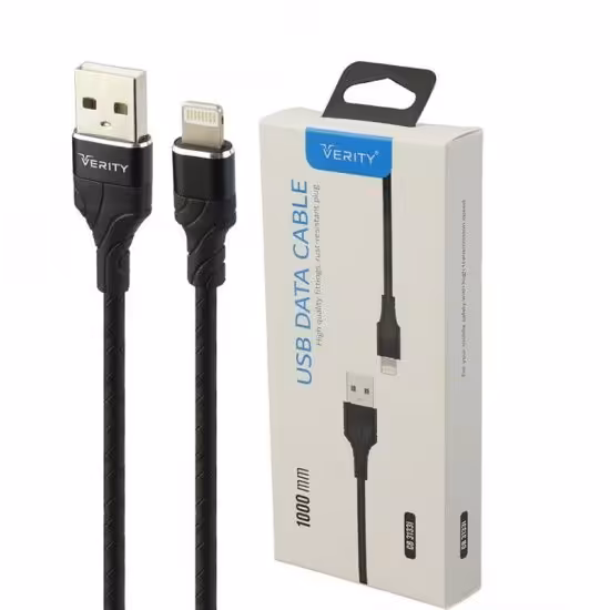 کابل آیفون (lightning) وریتی (VERITY) طول 1 متر مدل CB-3142i


